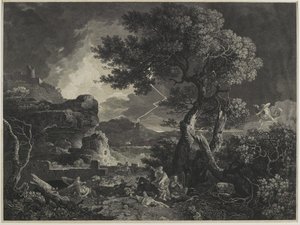 Die Zerstörung der Kinder der Niobe, 1761 von William Woollett