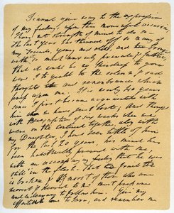 Brief von William Wordsworth über den Tod von Samuel Taylor Coleridge, 29. Juli 1834