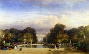 Die Tuileriengärten, Paris von William Wyld