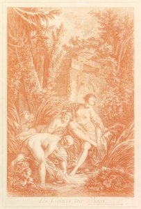Die Grazien im Bad, 1756 von William Wynne Ryland