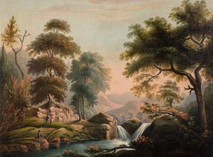 In der Nähe von Dalyminy, Llyn, Nordwales von William Young