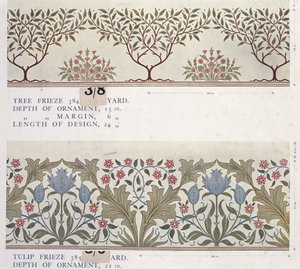 Tapetenmusterbuch, vor 1917 (Druck)