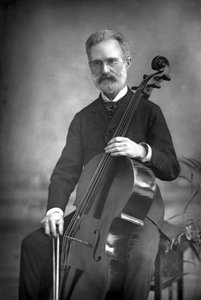 Carlo Alfredo Piatti 1822-1901, italienischer Cellist, 1890