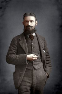 George Bernard Shaw, irischer Dramatiker, Kritiker und Fabianer, 1893 von William and Daniel Downey