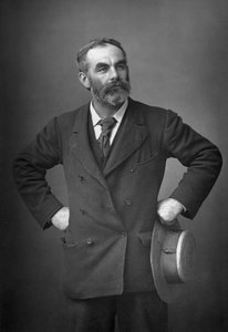 John Burns 1858-1943, englischer Gewerkschafter, Antirassist, Sozialist und Politiker, 1893