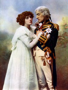 Johnston Forbes-Robertson 1853-1937 und Mrs. Patrick Campbell 1865-1940, 1899-1900 von William and Daniel Downey