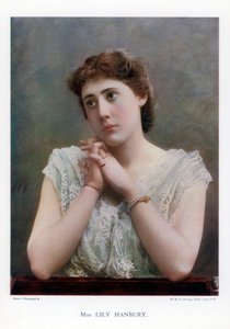 Lily Hanbury, englische Bühnenschauspielerin, 1901 von William and Daniel Downey