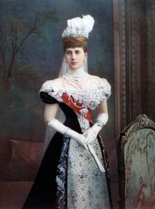 Prinzessin Alexandra von Dänemark, spätes 19. Jahrhundert