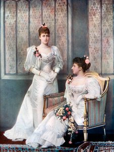 Prinzessin Victoria und Prinzessin Charles von Dänemark, Ende des 19. Jahrhunderts