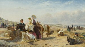 Weston Sands im Jahr 1864 von William and Havell Edmund Hopkins
