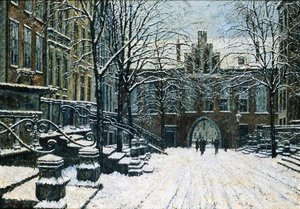 Mariacka-Straße, Danzig im Winter