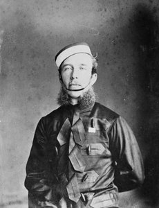 Captain Willoughby W. Hooper in Madras-Kavallerie-Uniform, ca. 1870er Jahre von Willoughby Wallace Hooper