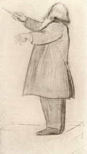 Johannes Brahms (1833-1897) deutscher Komponist, dirigierend