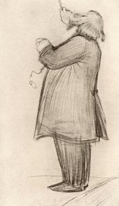 Johannes Brahms (1833-1897), deutscher Komponist, dirigierend von Willy von Beckerath