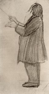 Johannes Brahms (1833-1897) deutscher Komponist, dirigierend