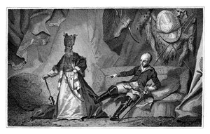 Karl XII. von Schweden und der Großwesir, 1709-1713 von Wilson