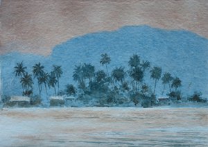 925 Abendlicht, Inle-See von Wilson Clive