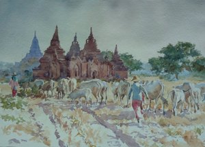 928 Bagan, heimwärts treiben von Wilson Clive
