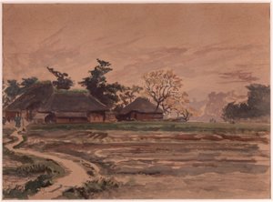Landschaft mit Häusern von Winckworth Allan Gay