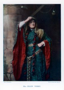 Dame Ellen Terry, englische Bühnenschauspielerin, 1901. von Window and Grove