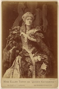 Miss Ellen Terry als "Königin Katherine"