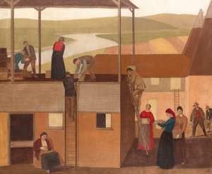 Entwurf für Wanddekoration, ca. 1918