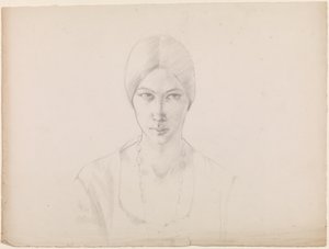 Selbstporträt von Winifred Knights