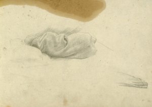 Studie für schlafende Frau für Santissima Trinita