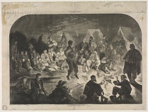 Ein Biwak am Potomac von Winslow Homer