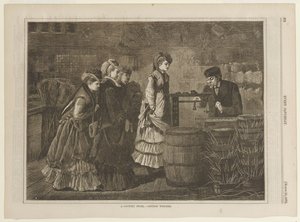 Ein Dorfladen - Gewogen werden von Winslow Homer