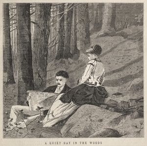 Ein ruhiger Tag im Wald von Winslow Homer