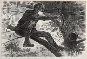 Ein Scharfschütze auf Wachposten von Winslow Homer