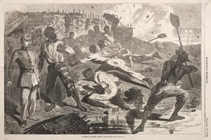 Eine Granate in den Rebellen-Schützengräben, 1863 von Winslow Homer