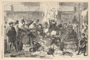 Eine Schneelawine in der Stadt, aus Harper von Winslow Homer
