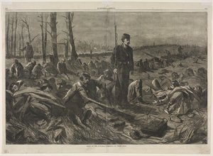 Armee des Potomac - Schlafen auf ihren Waffen, 1864 von Winslow Homer