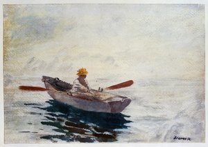 Junge in einem Boot von Winslow Homer