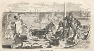 Camp Meeting Skizzen: Landung am Kap, 1858 von Winslow Homer
