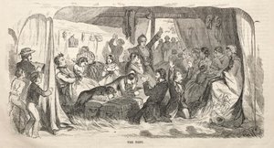 Camp-Meeting-Skizzen: Das Zelt von Winslow Homer