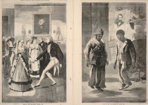 Ende des Krieges--Hulls Sieg, 1814/Ende des Krieges--Babylon ist gefallen, 1865, aus Frank Leslie