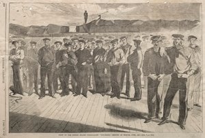 Besatzung der United States Steam-Sloop Colorado, eingeschifft in Boston, Juni 1861 von Winslow Homer