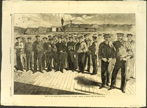 Besatzung der Dampfsloop der Vereinigten Staaten "Colorado", eingeschifft in Boston, Juni 1861 von Winslow Homer