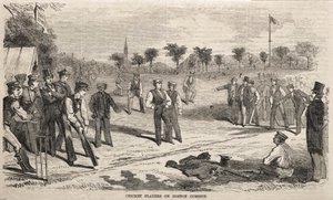Cricketspieler auf dem Boston Common von Winslow Homer