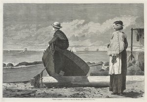 Papa kommt!, 1. November 1873 von Winslow Homer