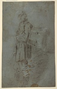 Seitenansicht eines Trommlers, ca. 1864 von Winslow Homer