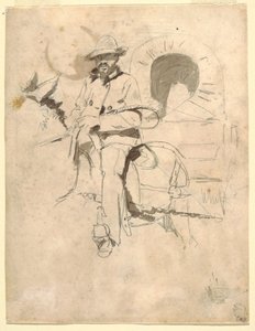 Studie eines afroamerikanischen Fuhrmanns, ca. 1864 von Winslow Homer