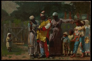 Ankleiden für den Karneval von Winslow Homer