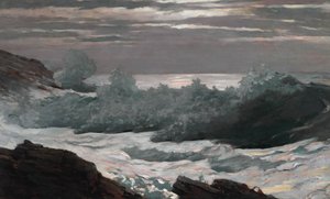 Früher Morgen nach einem Sturm auf See