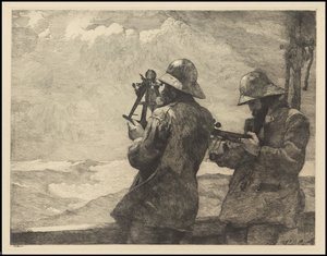 Acht Glocken, 1887, wahrscheinlich gedruckt ca. 1940 von Winslow Homer