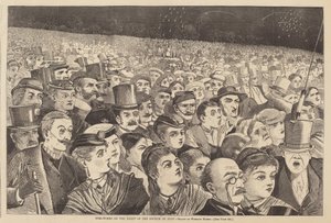 Feuerwerk in der Nacht des vierten Juli von Winslow Homer