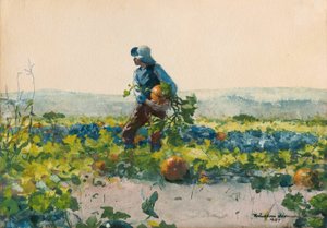 Um ein Bauernjunge zu sein von Winslow Homer
